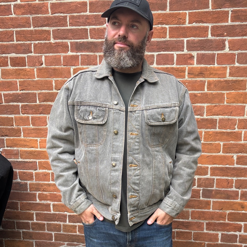 Wrangler Vintage Grey Trucker Jean Jacket